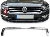 Edelstahl Nebelscheinwerfer Umrandung chrom für VW Passat B8 Facelift | ab 2020>