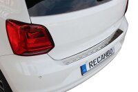 Ladekantenschutz Edelstahl chrom für VW POLO V 6C | 04.2014-2017 | mit Abkantung