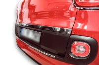 EDELSTAHL CHROM KOFFERRAUMLEISTE MITTE für FIAT 500L | BJ ab 2012> | HECKLEISTE