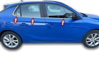 Edelstahl Fensterleisten Chrom für Corsa F | BJ ab...