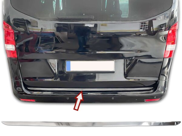 Edelstahl Chrom Kofferraumleiste unten für Mercedes Vito | Typ W477 | ab BJ 2014