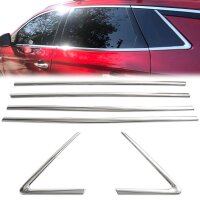 Edelstahl Fensterleisten Chrom für Opel Grandland X | BJ ab 2017> | 6-teilig