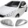 Edelstahl Chrom Spiegelkappen Set passend für Peugeot 208 I Bj 2012-2019 Zubehör