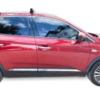 Edelstahl Chrom Türleisten für Opel Grandland X | BJ ab 2017> | 4-tlg Set Zierleisten