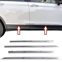 Edelstahl Chrom Türleisten für VW Tiguan II |...