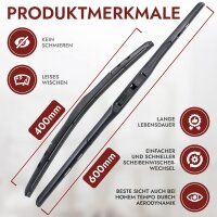 Hybrid Scheibenwischer vorne für Mitsubishi Lancer | Typ CY CX | BJ 2007-2017