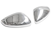 Edelstahl Chrom Spiegelkappen für Peugeot 208 II | BJ ab 2019>