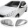 Edelstahl Chrom Spiegelkappen für Peugeot 2008 II | BJ ab 2019>