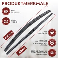 Hybrid Scheibenwischer vorne für Opel Mervia A | Vauxhall Mervia MK1 | 2003-2010