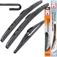 Hybrid Scheibenwischer vorne + hinten für Renault...