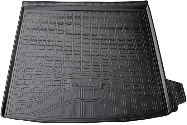 Kofferraumwanne | Variante: TPE - PE | für Audi Q8 | Typ 4M | BJ ab 2018> | passgenau mit Rand