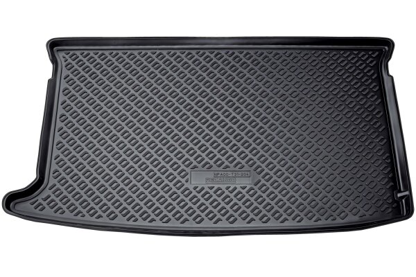 Kofferraumwanne | Variante: TPE - PE | für Hyundai i20 II | Typ GB | ab 2014 | passgenau mit Rand