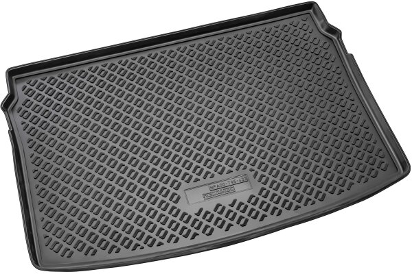 Kofferraumwanne | Variante: TPE - PE | für VW Polo VI | AW1 ab 2017> | Vario-Boden obere Position