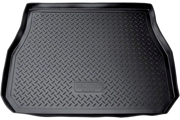 Kofferraumwanne | Variante: TPE - PE | für BMW X5 | Typ E53 | BJ 1999-2006 | passgenau mit Rand