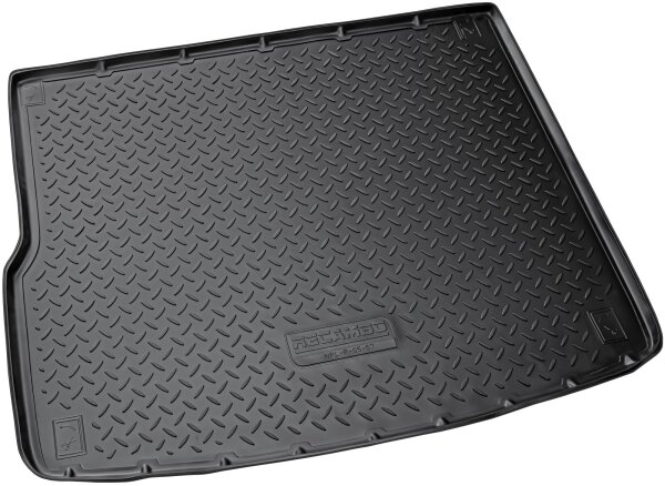 Kofferraumwanne | Variante: TPE - PE | für VW Touareg II, 7P | 2010-2018 | 4-Zonen Klimaautomatik