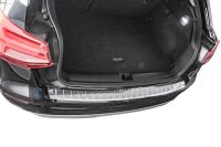 Ladekantenschutz Edelstahl | CHROM - MATT | für AUDI Q2, TYP GAB | BJ 2016-08/2020  | mit Abkantung