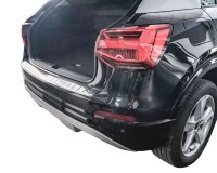 Ladekantenschutz Edelstahl | CHROM - MATT | für AUDI Q2, TYP GAB | BJ 2016-08/2020  | mit Abkantung