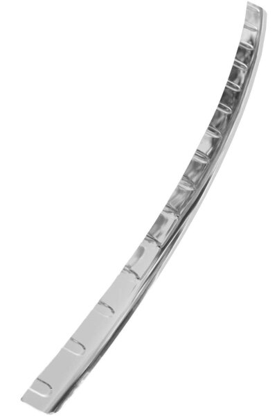 Ladekantenschutz Edelstahl | CHROM - MATT | für AUDI Q3, TYP 8U | 2011-2014 | mit Abkantung