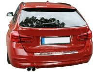 Ladekantenschutz Edelstahl | CHROM - MATT | für BMW 3er F31 TOURING, BJ 2012-2019 | mit Abkantung