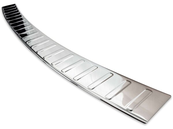 Ladekantenschutz CHROM MATT ABS für BMW 5er F11 TOURING 2010-17 | mit Abkantung