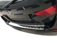 Ladekantenschutz Edelstahl | CHROM - MATT | für BMW X1 E84 2009-2012 vor LCI || mit Abkantung