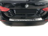 Ladekantenschutz Edelstahl | CHROM - MATT | für BMW X1 E84 2009-2012 vor LCI || mit Abkantung