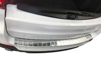 Ladekantenschutz Edelstahl | CHROM - MATT | für BMW X5 F15, 2013-2018 | 120CM | mit Abkantung