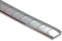 Ladekantenschutz Edelstahl | CHROM - MATT | für Dacia Duster II | ab 2018 | mit Abkantung