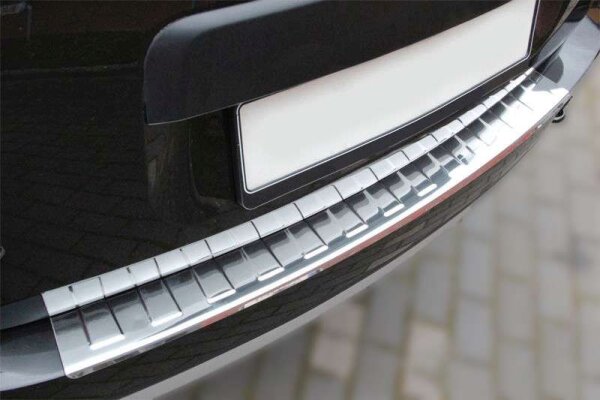 Ladekantenschutz CHROM MATT ABS für Dacia DUSTER I | 2010-2017 | mit Abkantung