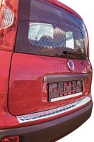 Ladekantenschutz Edelstahl | CHROM - MATT | für FIAT PANDA | 312 / 319 ab 2012 | mit Abkantung
