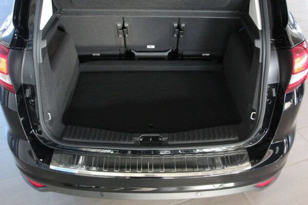 Ladekantenschutz Edelstahl | CHROM - MATT | für FORD C MAX II | BJ ab 2010 | mit Abkantung