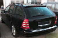 Ladekantenschutz Edelstahl | CHROM - MATT | für MERCEDES C-KLASSE S203 T-MODELL | 2001-2007