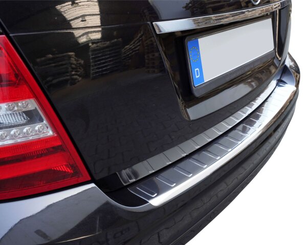 Ladekantenschutz CHROM MATT ABS für MERCEDES C-KLASSE S204 T-MODELL Bj 2007-2015
