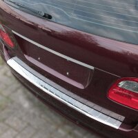 Ladekantenschutz Edelstahl | CHROM - MATT | für MERCEDES E-KLASSE S211 CLASSIC | 2002-2009