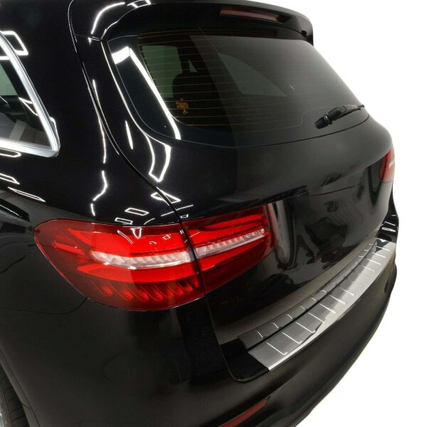 Ladekantenschutz Edelstahl | CHROM - MATT | für MERCEDES GLC KLASSE X253 | 2015-03.2019