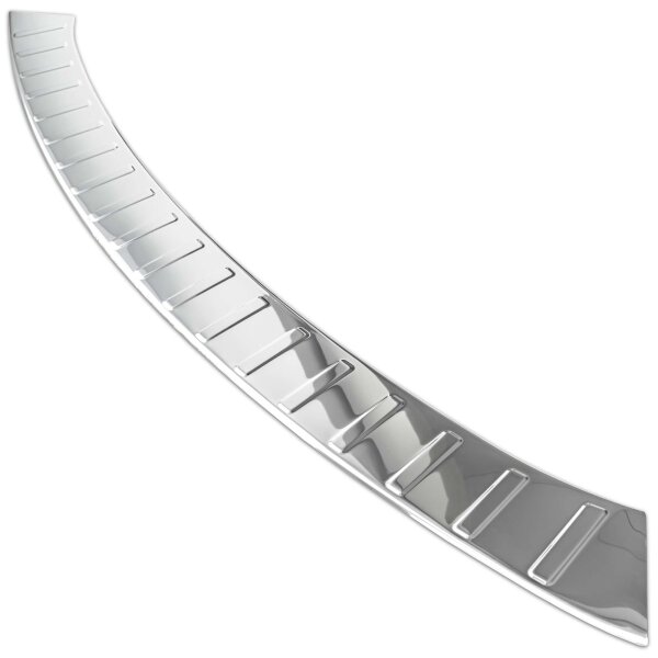 Ladekantenschutz Edelstahl | CHROM - MATT | für Tesla Model X | BJ ab 2015