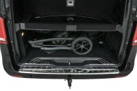 Ladekantenschutz Edelstahl | CHROM - MATT | für MERCEDES VITO, V-KLASSE W447 | mit Abkantung