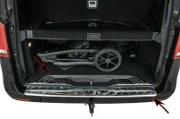 Ladekantenschutz Edelstahl | CHROM - MATT | für MERCEDES VITO V-KLASSE W447 INNEN AUSSEN