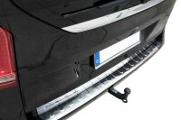 Ladekantenschutz Edelstahl | CHROM - MATT | für MERCEDES VITO W447, V-KLASSE W447