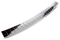 Ladekantenschutz Edelstahl | CHROM - MATT | für FORD Kuga III | BJ ab 2019 | mit Abkantung