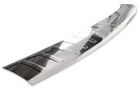 Ladekantenschutz Edelstahl | CHROM - MATT | für FORD Kuga III | BJ ab 2019 | mit Abkantung