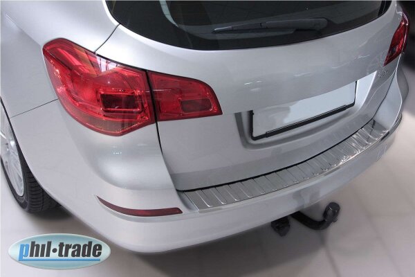 Ladekantenschutz Edelstahl | CHROM - MATT | für OPEL ASTRA J SPORTS TOURER | 2010-08/2012