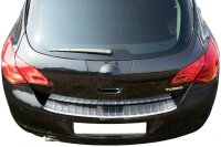 Ladekantenschutz Edelstahl | CHROM - MATT | für OPEL ASTRA J SCHRÄGHECK | 2010-2015