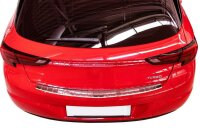 Ladekantenschutz Edelstahl | CHROM - MATT | für OPEL ASTRA K SCHRÄGHECK | mit Abkantung