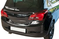 Ladekantenschutz Edelstahl | CHROM - MATT | für OPEL CORSA E | 2014-2019 | mit Abkantung