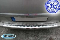 Ladekantenschutz Edelstahl | CHROM - MATT | für OPEL ZAFIRA B | 2005-2014 | mit Abkantung