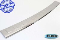 Ladekantenschutz Edelstahl | CHROM - MATT | für OPEL ZAFIRA B | 2005-2014 | mit Abkantung