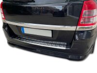 Ladekantenschutz Edelstahl | CHROM - MATT | für OPEL ZAFIRA B | 2005-2014 | mit Abkantung