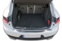 Ladekantenschutz Edelstahl | CHROM - MATT | für PORSCHE MACAN | ab 2014 | mit Abkantung