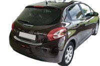 Ladekantenschutz Edelstahl | CHROM - MATT | für PEUGEOT 208 | 2012-2019 | mit Abkantung